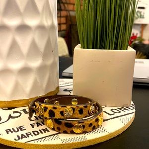 Tory Burch Calfhair Wrap Bracelet